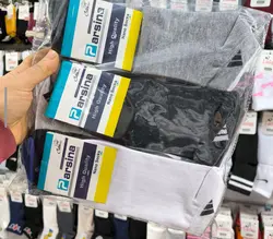 جوراب مچی مردانه طرح ریز الوان مارک پارسینا (۱۲تایی)