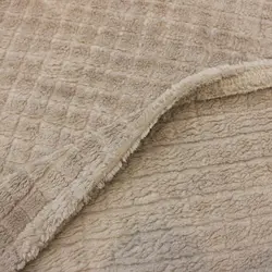 پتو مسافرتی شاران هوم دو نفره مدل مخملی دو رو