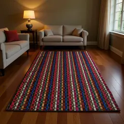 زیرانداز جاجیم 8 نفره 190*230 کیف دار لمینت 70 گرم چاریسه حصیرجاجیم