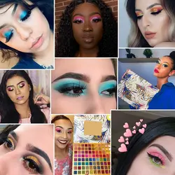 پالت سایه بزرگ 88 رنگ طاووس