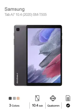 تبلت سامسونگ مدل Galaxy Tab A7 10.4 SM-T505 ظرفیت 64 گیگابایت - رم 3 گیگابایت