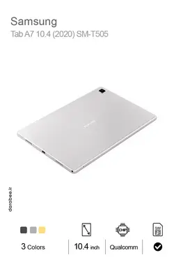 تبلت سامسونگ مدل Galaxy Tab A7 10.4 SM-T505 ظرفیت 64 گیگابایت - رم 3 گیگابایت