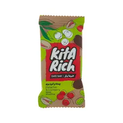 خرما بار مخلوط با پسته و کرن بری