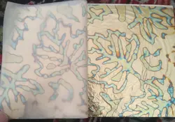 ورق طلا طرح دار