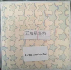 ورق طلا طرح دار