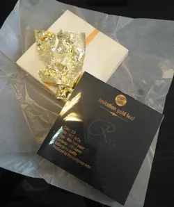 ورق طلا کاغذ دار