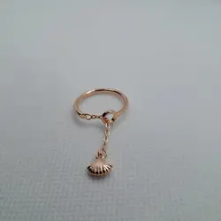 انگشتر درام طرح آویز صدف