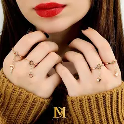 انگشتر درام طرح آویز صدف