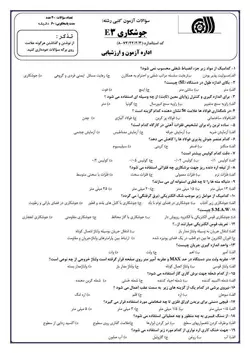 نمونه سوالات جوشکاری e3 فنی حرفه ای ۱۴۰۱