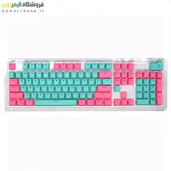 مجموعه کلید کیبورد مکانیکال (کیکپ) طرح دو رنگ PBT Dual Color Keycap for Mechanical Keyboards در رنگ بندی های مختلف