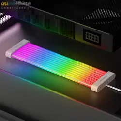 لایت بار کابل اسلیو 24 پین مادربورد و 8 پین کارت گرافیک کول مون مدل Coolmoon Aosor Al200 Flexible ARGB Light Bar for 24Pin / 2x8Pin Power Extension Cable