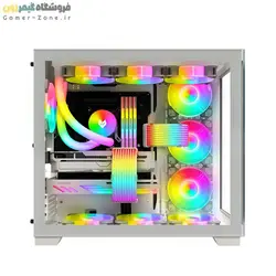 لایت بار کابل اسلیو 24 پین مادربورد و 8 پین کارت گرافیک کول مون مدل Coolmoon Aosor Al200 Flexible ARGB Light Bar for 24Pin / 2x8Pin Power Extension Cable