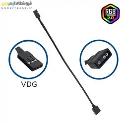 کابل تبدیل VDG به ARGB 3-Pin نورپردازی مادربورد گیگابایت LICHIFIT VDG to ARGB 3-Pin Conversion Cable for GIGABYTE Motherboards