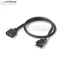 کابل تبدیل ARGB 3-Pin مادربورد به SM (جهت اتصال ریسه) ARGB 3-Pin to 5V 3-Pin SM Adapter Cable