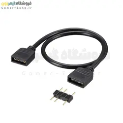 کابل افزایش طول 3 پین نورپردازی مادربورد MICRO CONNECTORS 3-Pin ARGB Extention Cable