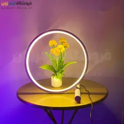 پنل نورپردازی حلقوی رومیزی هوشمند Smart LED Ring RGBIC Table Light (WiFi)