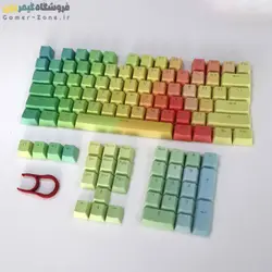 مجموعه کلید کیبوردهای مکانیکال (کیکپ) Rainbow II PBT DoubleShot Keycaps (تحویل 20 تا 35 روز کاری)