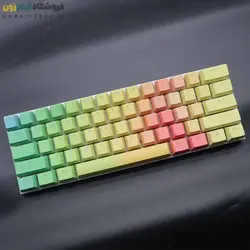 مجموعه کلید کیبوردهای مکانیکال (کیکپ) Rainbow II PBT DoubleShot Keycaps (تحویل 20 تا 35 روز کاری)