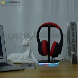 استند و پایه نگهدارنده هدست گیمینگ RGB Headset Stand with RGB Base