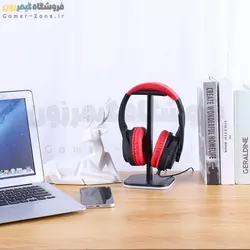 استند و پایه نگهدارنده هدست گیمینگ RGB Headset Stand with RGB Base