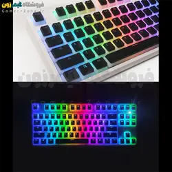 مجموعه کلید کیبوردهای مکانیکال (کیکپ) نیمه شفاف ورژن2 - PBT DoubleShot Pudding Keycap V2 رنگبندی مختلف