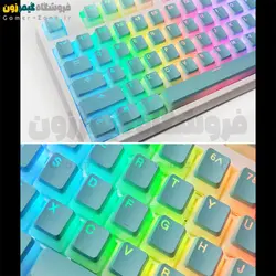 مجموعه کلید کیبوردهای مکانیکال (کیکپ) نیمه شفاف ورژن2 - PBT DoubleShot Pudding Keycap V2 رنگبندی مختلف