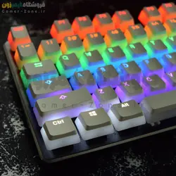 مجموعه کلید کیبوردهای مکانیکال (کیکپ) نیمه شفاف ورژن2 - PBT DoubleShot Pudding Keycap V2 رنگبندی مختلف