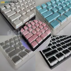 مجموعه کلید کیبوردهای مکانیکال (کیکپ) نیمه شفاف ورژن2 - PBT DoubleShot Pudding Keycap V2 رنگبندی مختلف