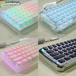 مجموعه کلید کیبوردهای مکانیکال (کیکپ) نیمه شفاف ورژن2 - PBT DoubleShot Pudding Keycap V2 رنگبندی مختلف