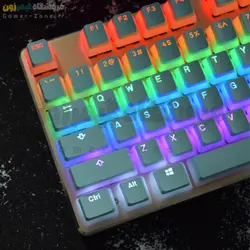 مجموعه کلید کیبوردهای مکانیکال (کیکپ) نیمه شفاف ورژن2 - PBT DoubleShot Pudding Keycap V2 رنگبندی مختلف