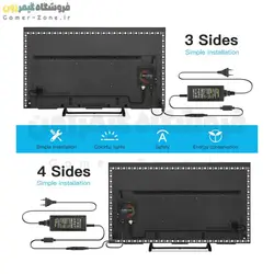 کیت همگام سازی نورپردازی بکگراند مانیتور RGBIC LED Backlight Kit For Monitor