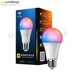 لامپ هوشمند وای فای مدل 10 واتی RGB Smart LED Light Bulb (WiFi - App) + Remote Control