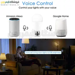 لامپ هوشمند وای فای مدل 10 واتی RGB Smart LED Light Bulb (WiFi - App) + Remote Control