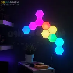 پنل دیواری هوشمند شش ضلعی Hexagon Light RGBIC LED (WiFi) Wall Panels