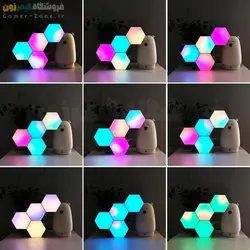 پنل دیواری هوشمند شش ضلعی Hexagon Light RGBIC LED (WiFi) Wall Panels