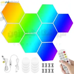 پنل دیواری هوشمند شش ضلعی Hexagon Light RGBIC LED (WiFi) Wall Panels