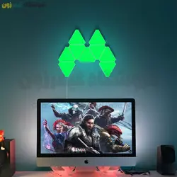 پنل دیواری هوشمند مثلثی Triangle LED Lights RGBIC (WiFi) Wall Panels