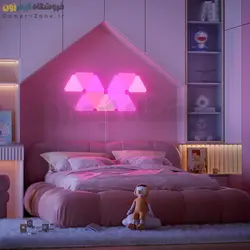 پنل دیواری هوشمند مثلثی Triangle LED Lights RGBIC (WiFi) Wall Panels