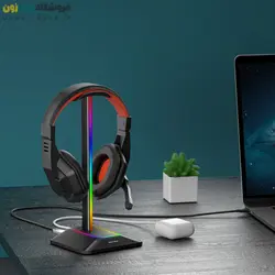 استند و پایه نگهدارنده هدست/هدفون با نورپردازی New Bee Z9 RGB