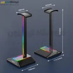 استند و پایه نگهدارنده هدست/هدفون با نورپردازی New Bee Z9 RGB