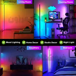 آباژور زمینی هوشمند گیمینگ RGBIC Smart Corner Floor LED Lamp
