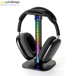 استند و پایه نگهدارنده هدست/هدفون با نورپردازی RGB Headphone Stand / Headset Stand with Pickup Music Rhythm Light