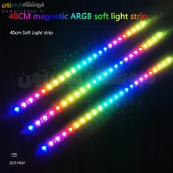 ریسه ARGB مگنتی کیس کامپیوتر کول مون مدل Coolmoon ARGB Magnetic LED Strip for Computer Motherboard