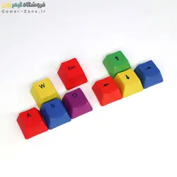 مجموعه کلید کیبورد مکانیکال (کیکپ) PBT WASD/Arrow Keys Keycaps for Mechanical Keyboards