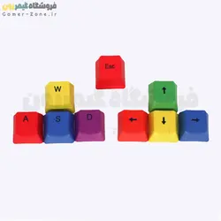 مجموعه کلید کیبورد مکانیکال (کیکپ) PBT WASD/Arrow Keys Keycaps for Mechanical Keyboards