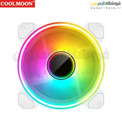 فن کیس کول مون مدل Coolmoon WF1 ARGB 12CM Case Fan PWM Temperature Control