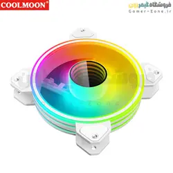 فن کیس کول مون مدل Coolmoon WF1 ARGB 12CM Case Fan PWM Temperature Control