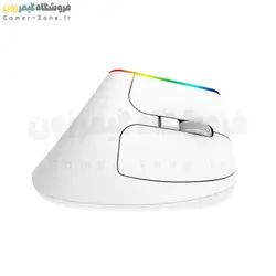 موس ارگونومیک بیسیم دیلاکس مدل Delux M618C Ergonomic Vertical Wireless Mouse