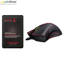 گریپ هاتلاین گیمز مناسب برای موس ریزر مدل HotlineGames 2.0 Plus Anti-Slip Grip for Razer Deathadder V2 / Deathadder V2 Pro