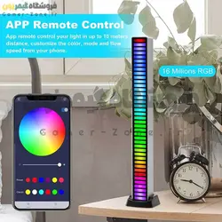 لایت بار هوشمند همگام سازی با موزیک (40LED / بدنه فلزی) ARGB Pickup Light Bar Music Sync 40LEDs Version